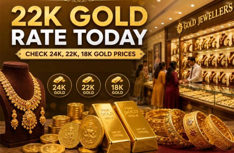 22k gold rate today: Check 24k, 22k, 18k gold prices on IBJA, Malabar Gold & Diamonds, Joyalukkas, Tanishq and Kalyan Jewellers